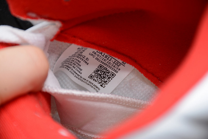 JORDAN 5 RETRO FIRE RED SILVER TONGUE (2020) - DA1911-102