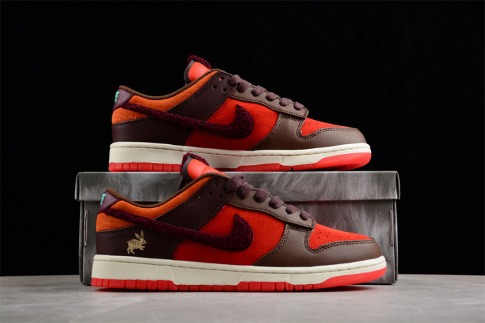 Nike Dunk Low Retro PRM Year of the Rabbit Light Crimson  FD4203-661