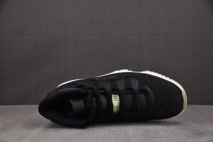 Air Jordan 11 Retro Black Barely Volt IB1378-001