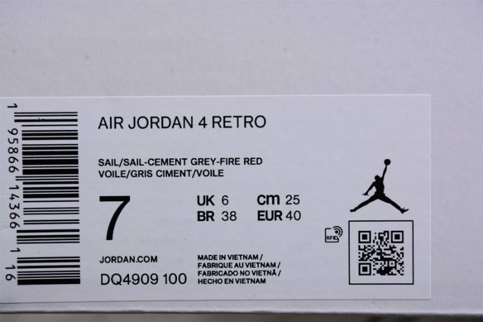 Air Jordan4 WMNS"CANVAS"*DQ4909-100